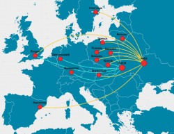 15 новых маршрутов Ryanair из Киева и Львова с октября 2018 года